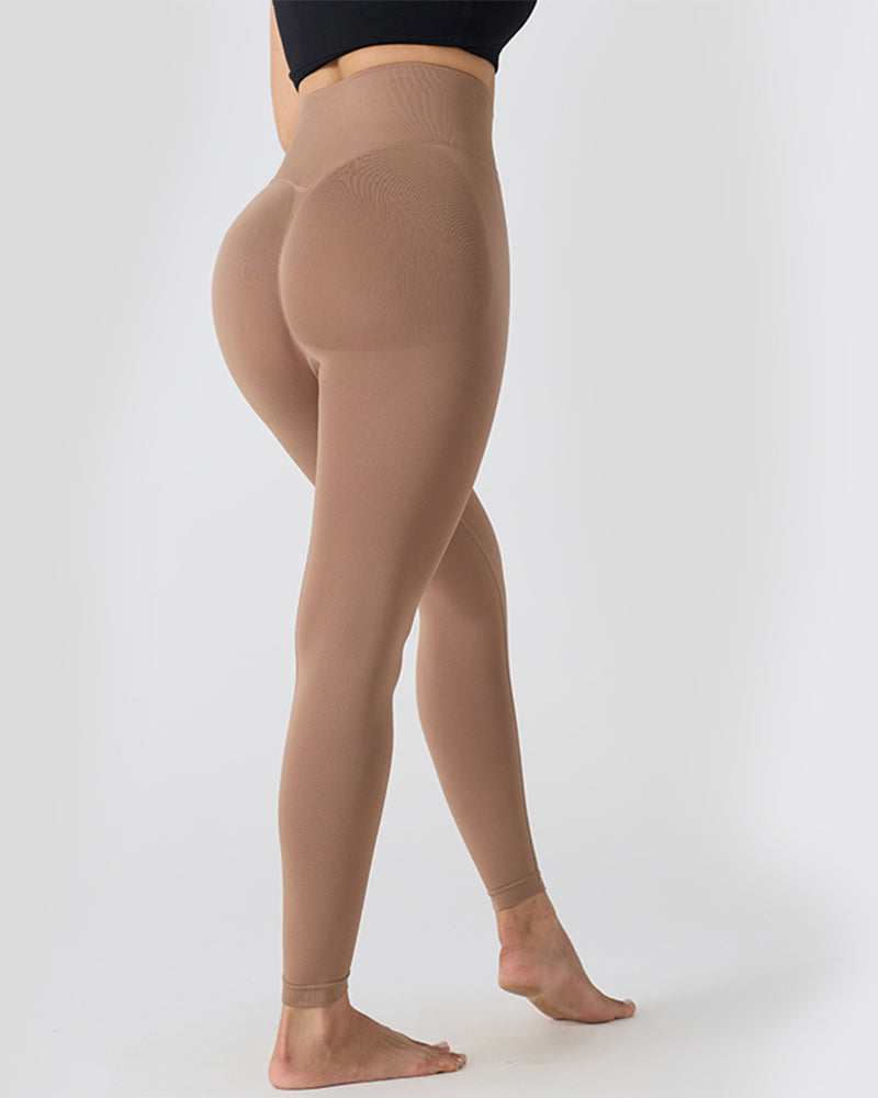 Hochtaillierte nahtlose formende Leggings