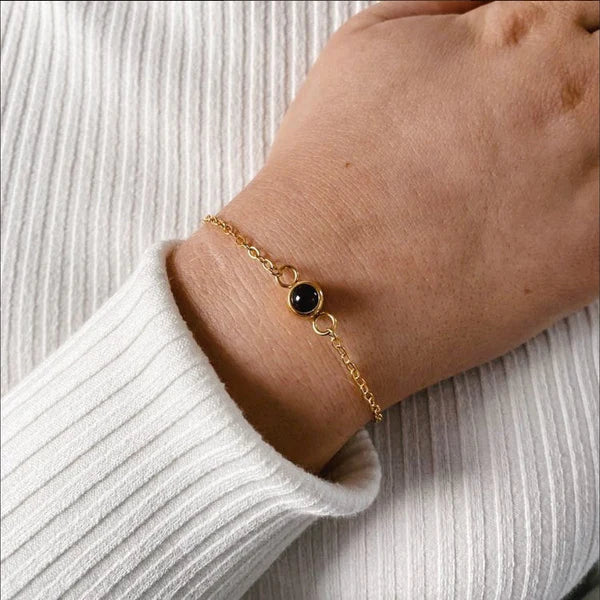 Personalized Photo Projection Dainty Bracelet