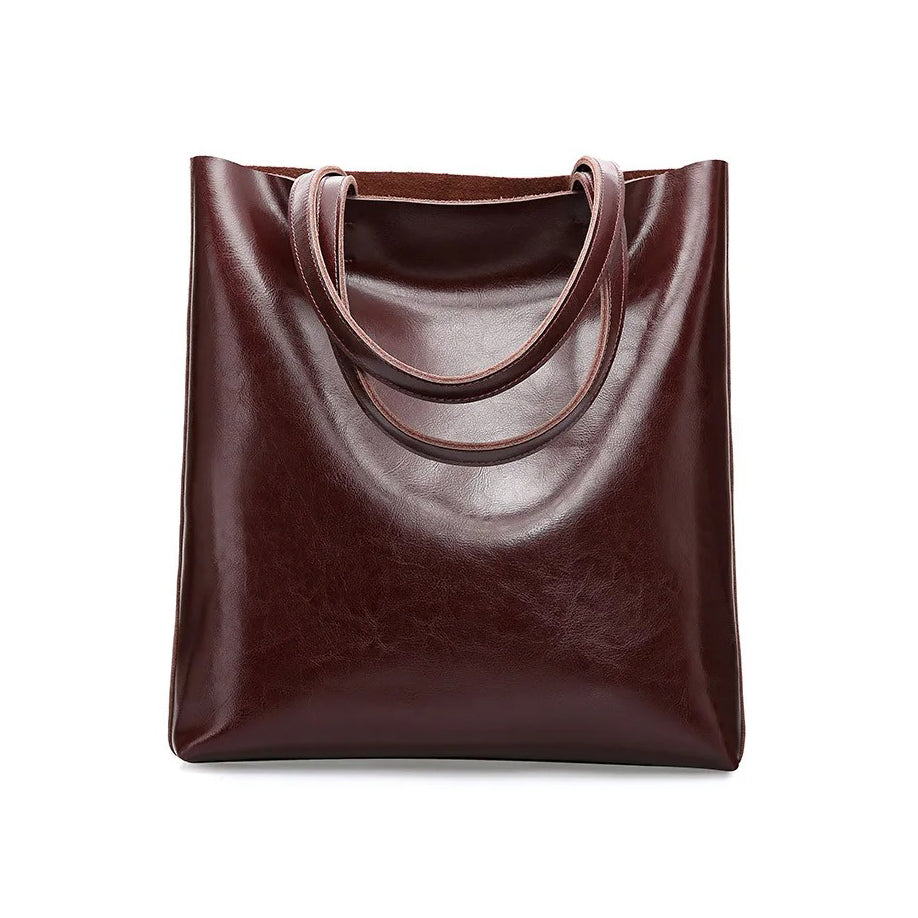 Strukturierte Leder-Tasche