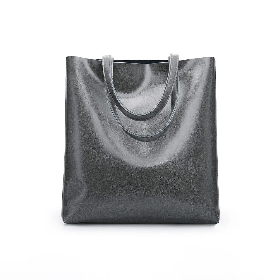 Strukturierte Leder-Tasche