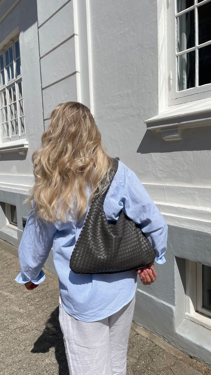 Aurelle Luxe Gewebte Handtasche