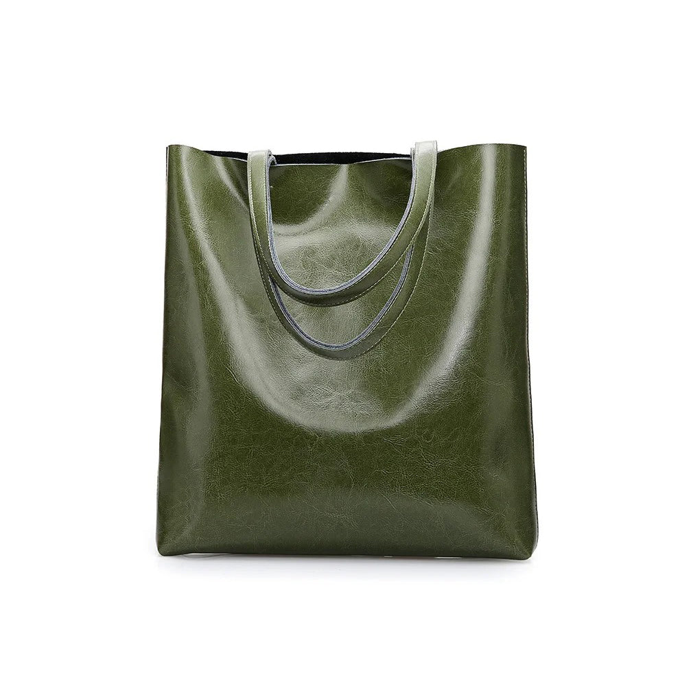 Strukturierte Leder-Tasche