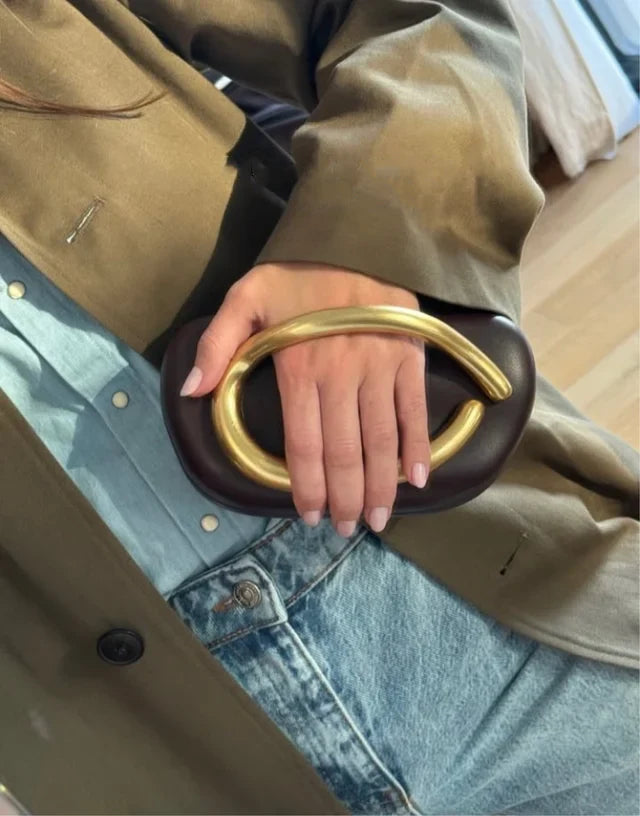 Perlmutt Box Clutch