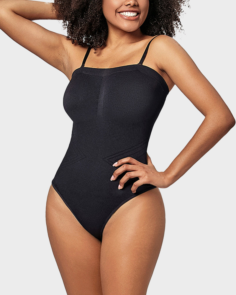 Nahtloses trägerloses formendes Bodysuit