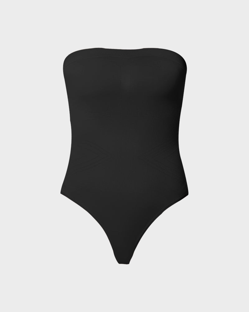 Nahtloses trägerloses formendes Bodysuit