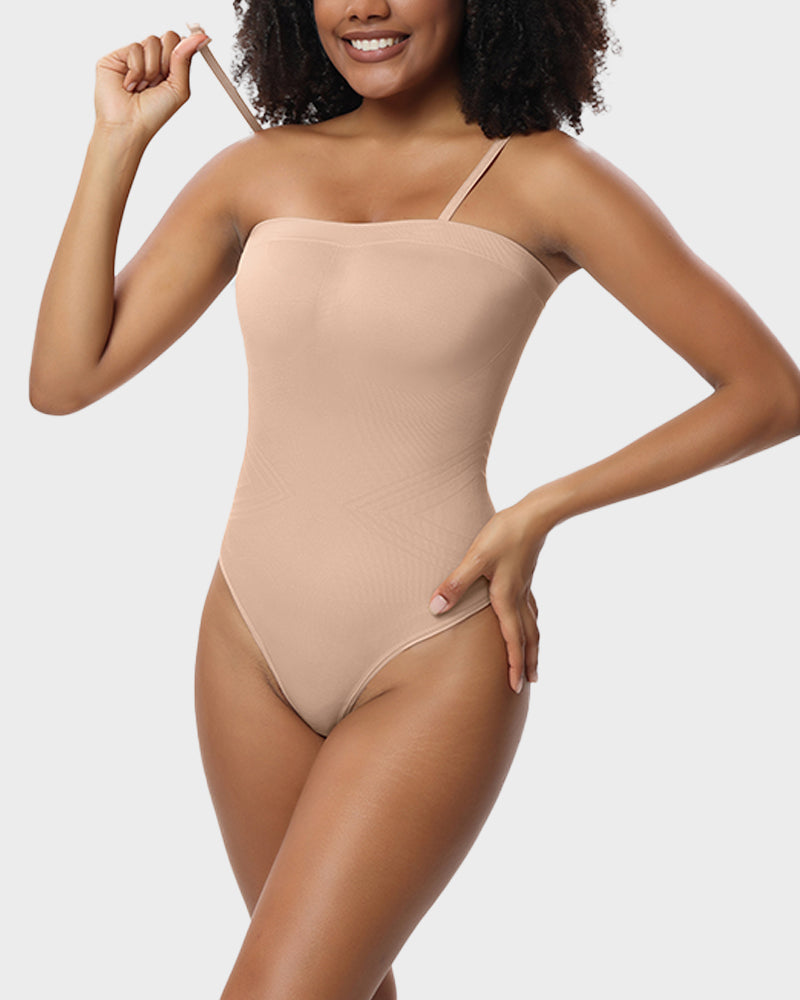 Nahtloses trägerloses formendes Bodysuit