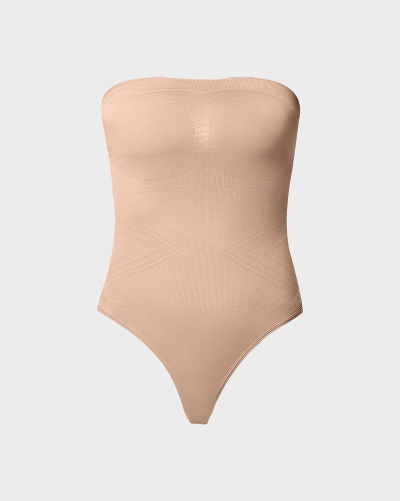 Nahtloses trägerloses formendes Bodysuit