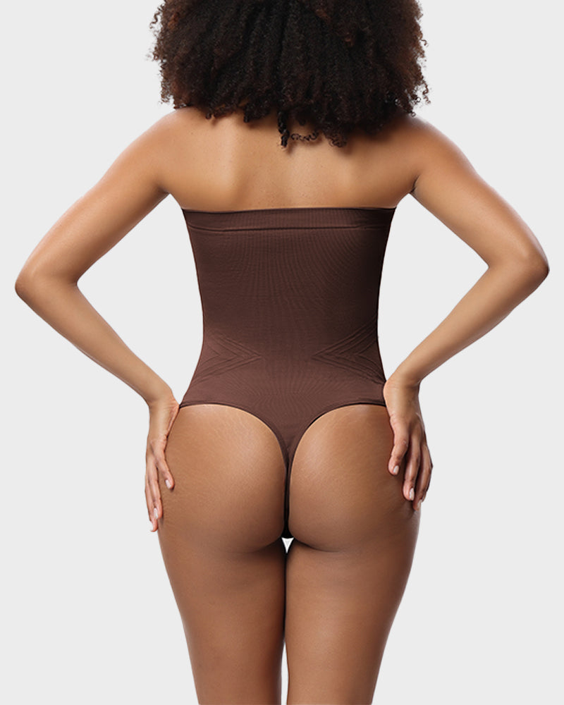 Nahtloses trägerloses formendes Bodysuit
