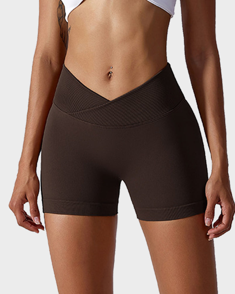 V-Cross Taille Po-Formende Fitness Shorts
