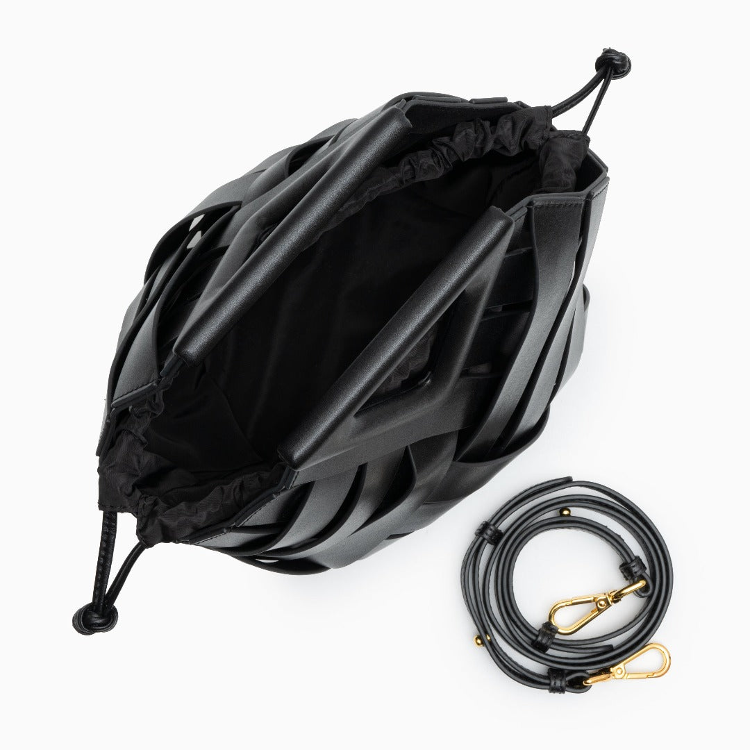 Schicke Geflochtene Lederhandtasche für Legere und Formelle Looks