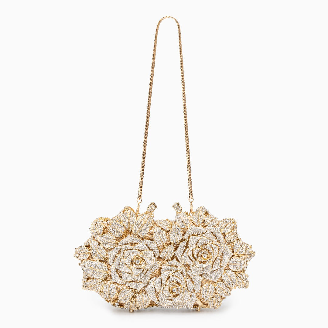 Cecilia Rose Luxus Juwel Abend Clutch Tasche