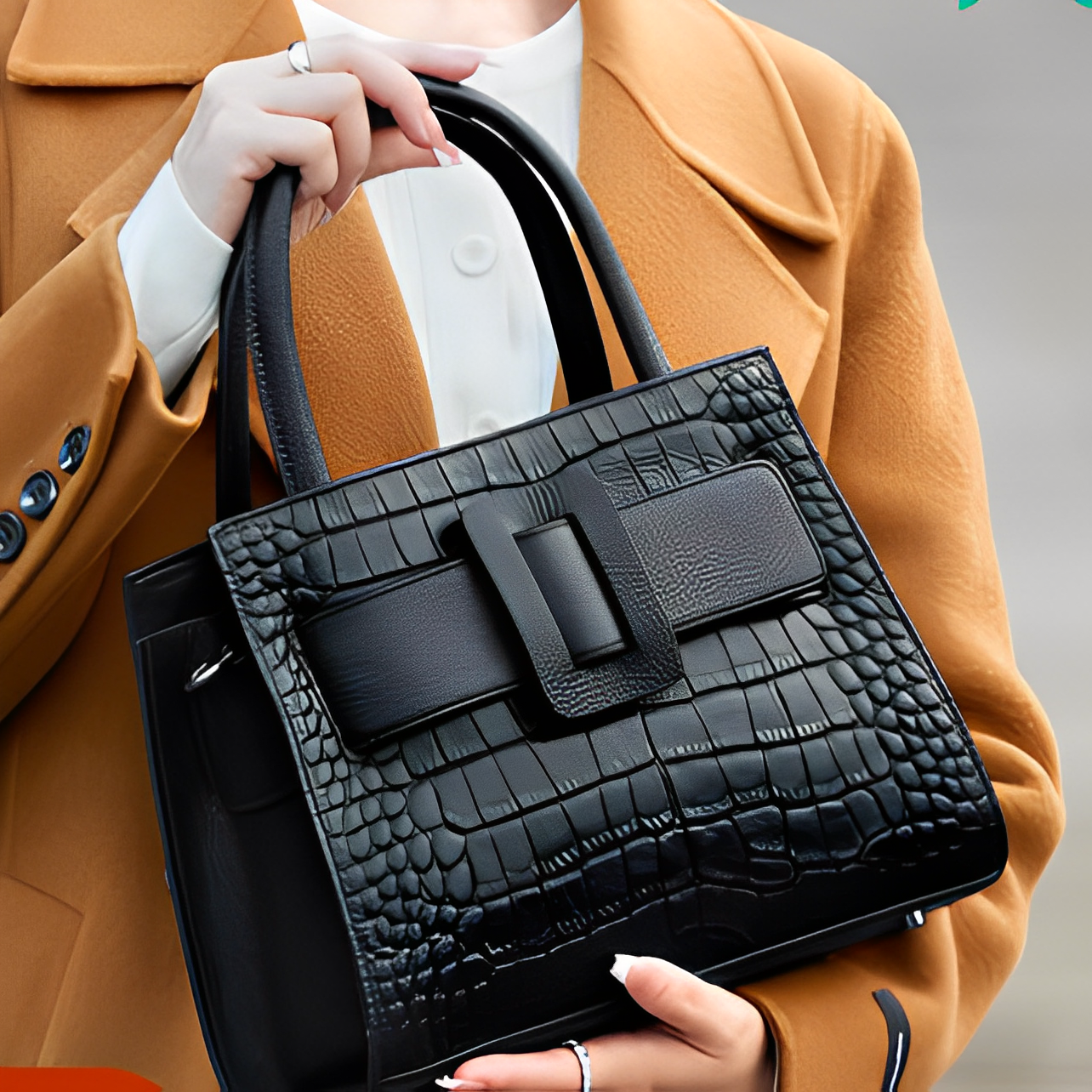 Amelia Leder Tote Bag – Elegant und Praktisch