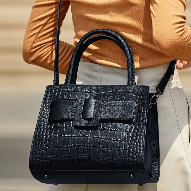 Amelia Leder Tote Bag – Elegant und Praktisch