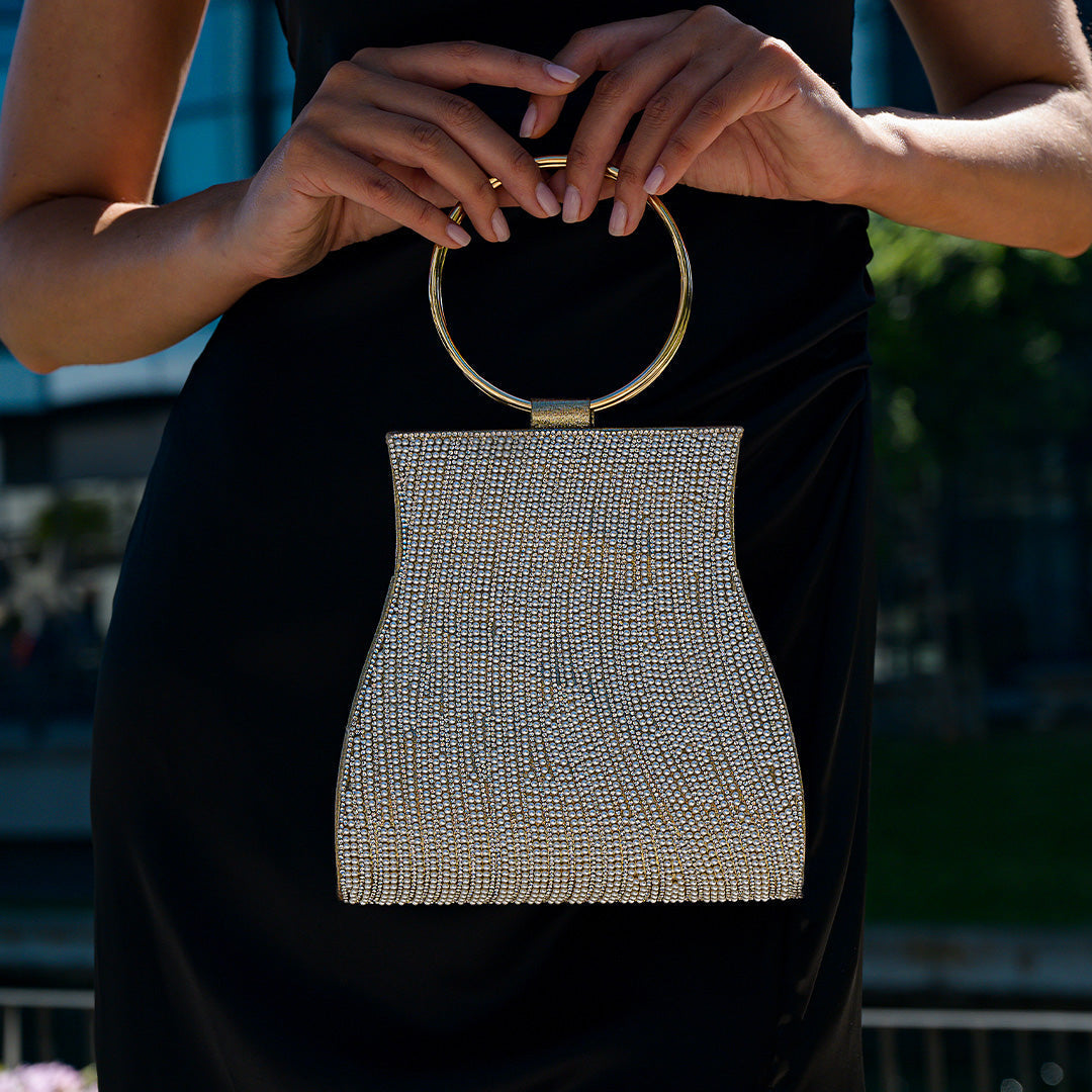 Luxe Schimmernde Handtasche - Elegante und Vielseitige Tasche