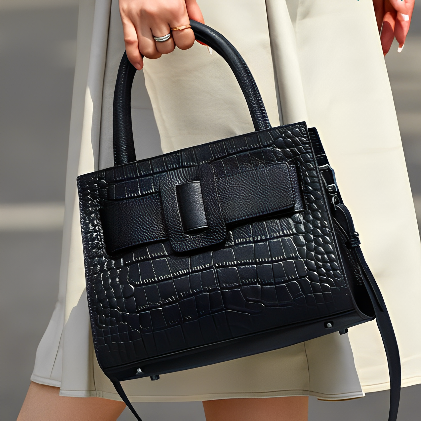 Amelia Leder Tote Bag – Elegant und Praktisch