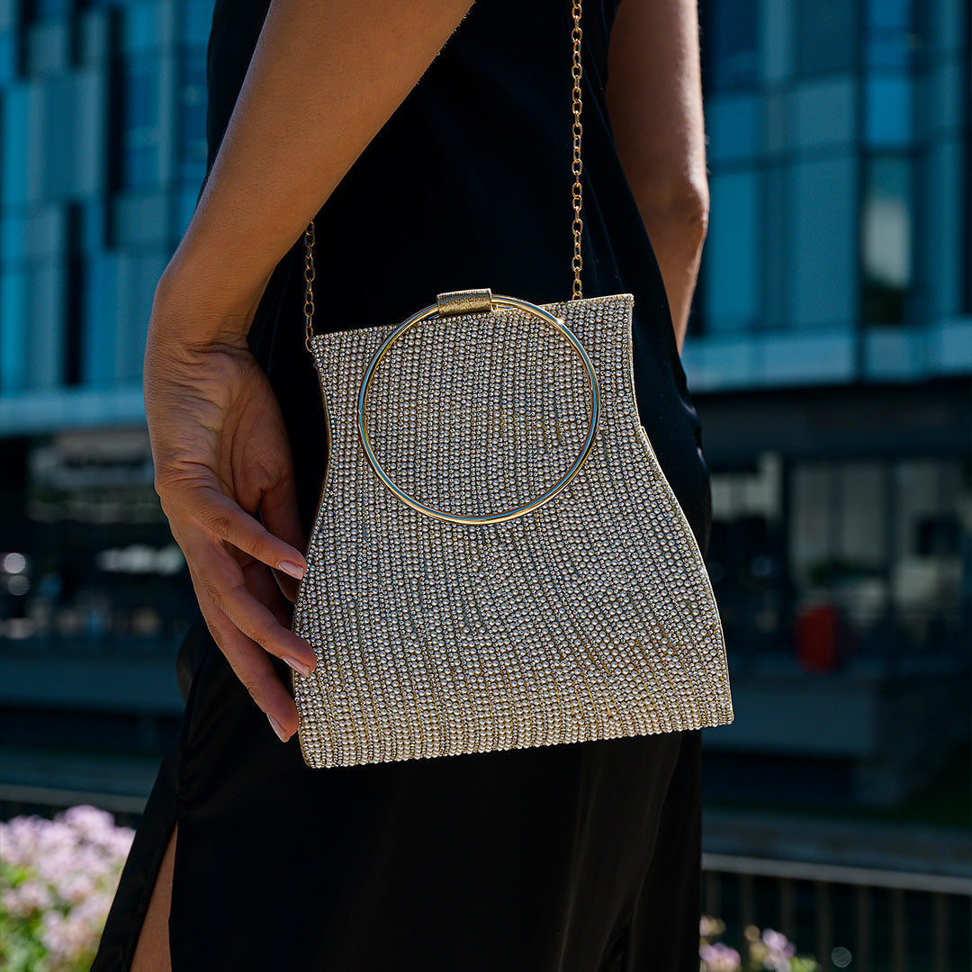 Luxe Schimmernde Handtasche - Elegante und Vielseitige Tasche