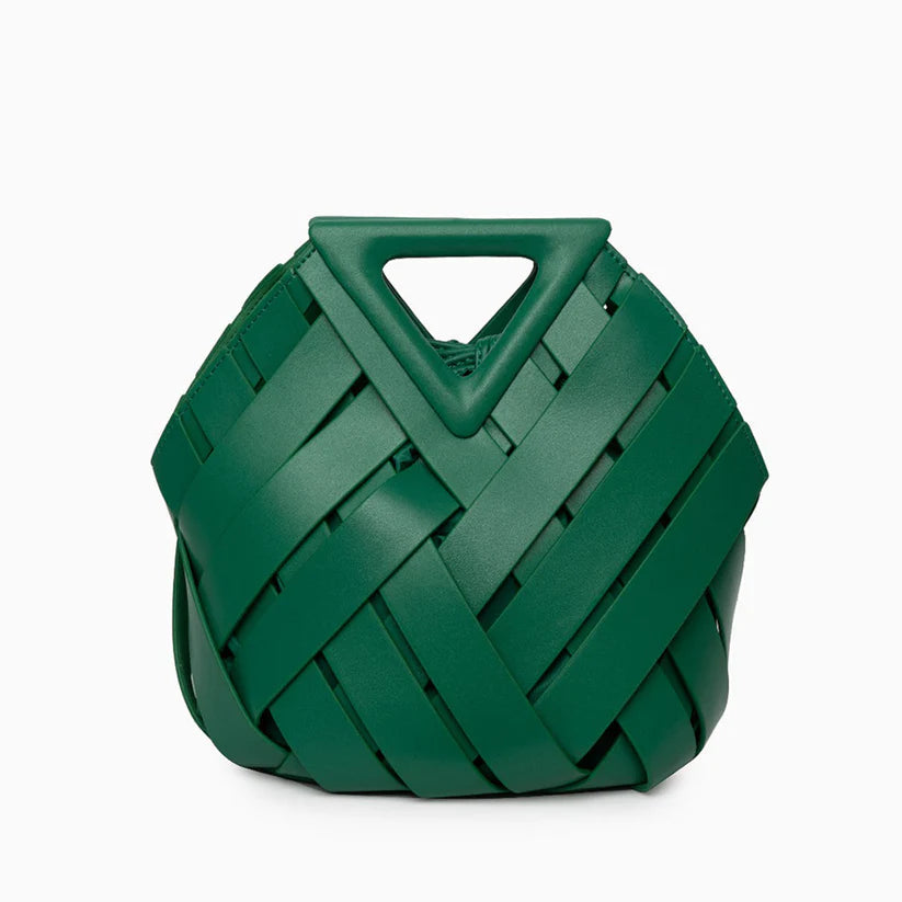 Schicke Geflochtene Lederhandtasche für Legere und Formelle Looks