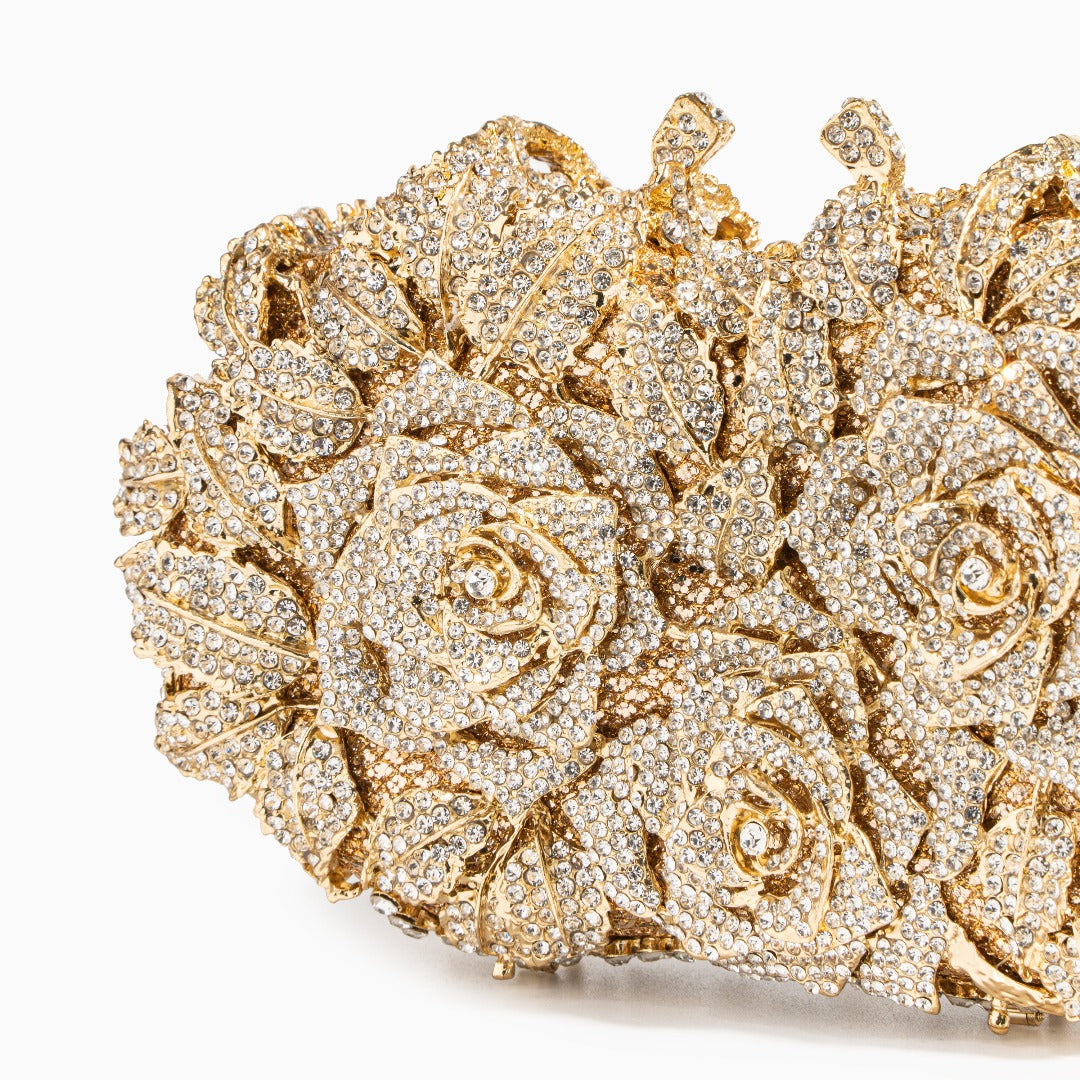 Cecilia Rose Luxus Juwel Abend Clutch Tasche