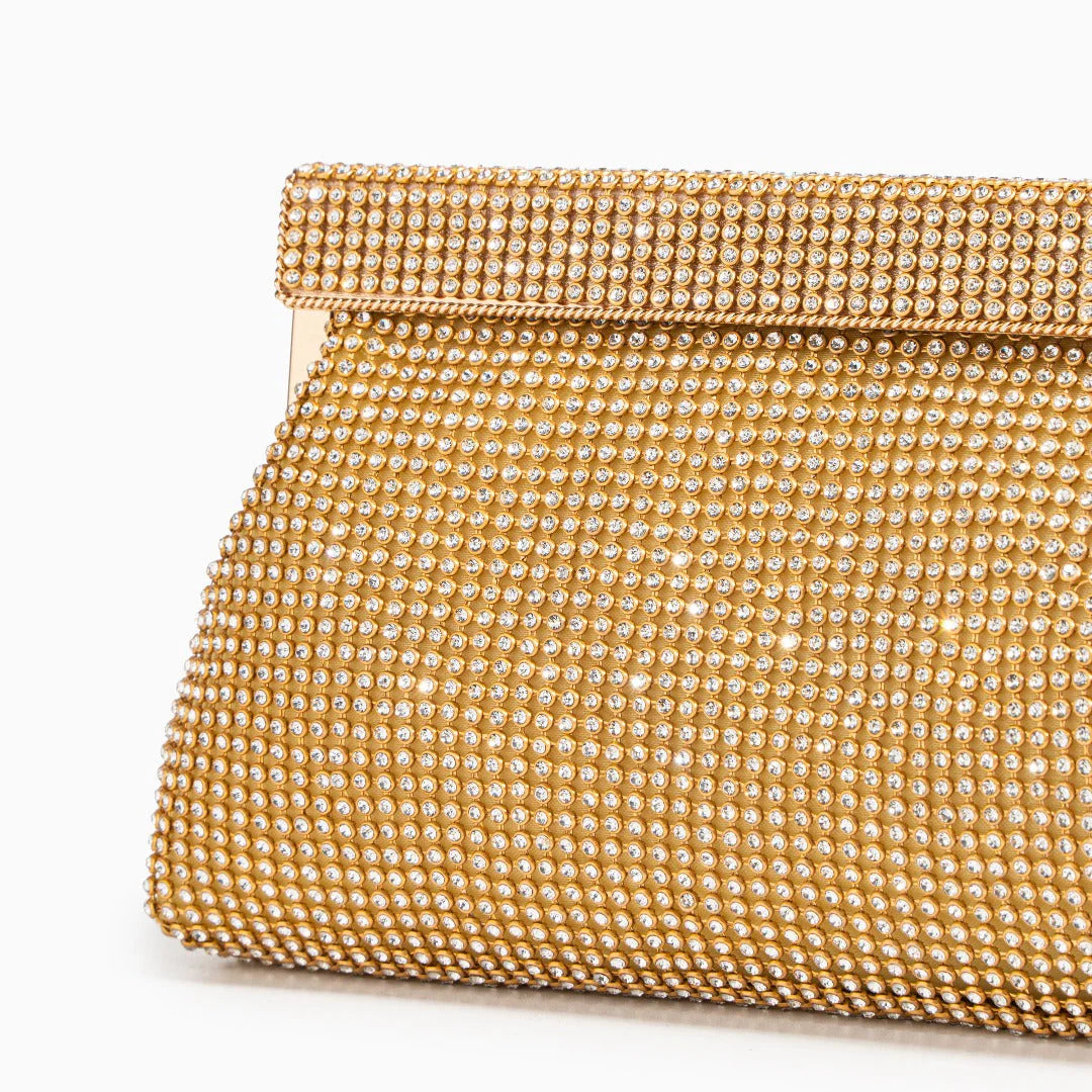 Luxus Glamour Diamant Clutch Bag - Funkelnde Abendtasche für besondere Anlässe