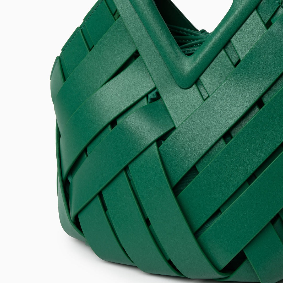 Schicke Geflochtene Lederhandtasche für Legere und Formelle Looks