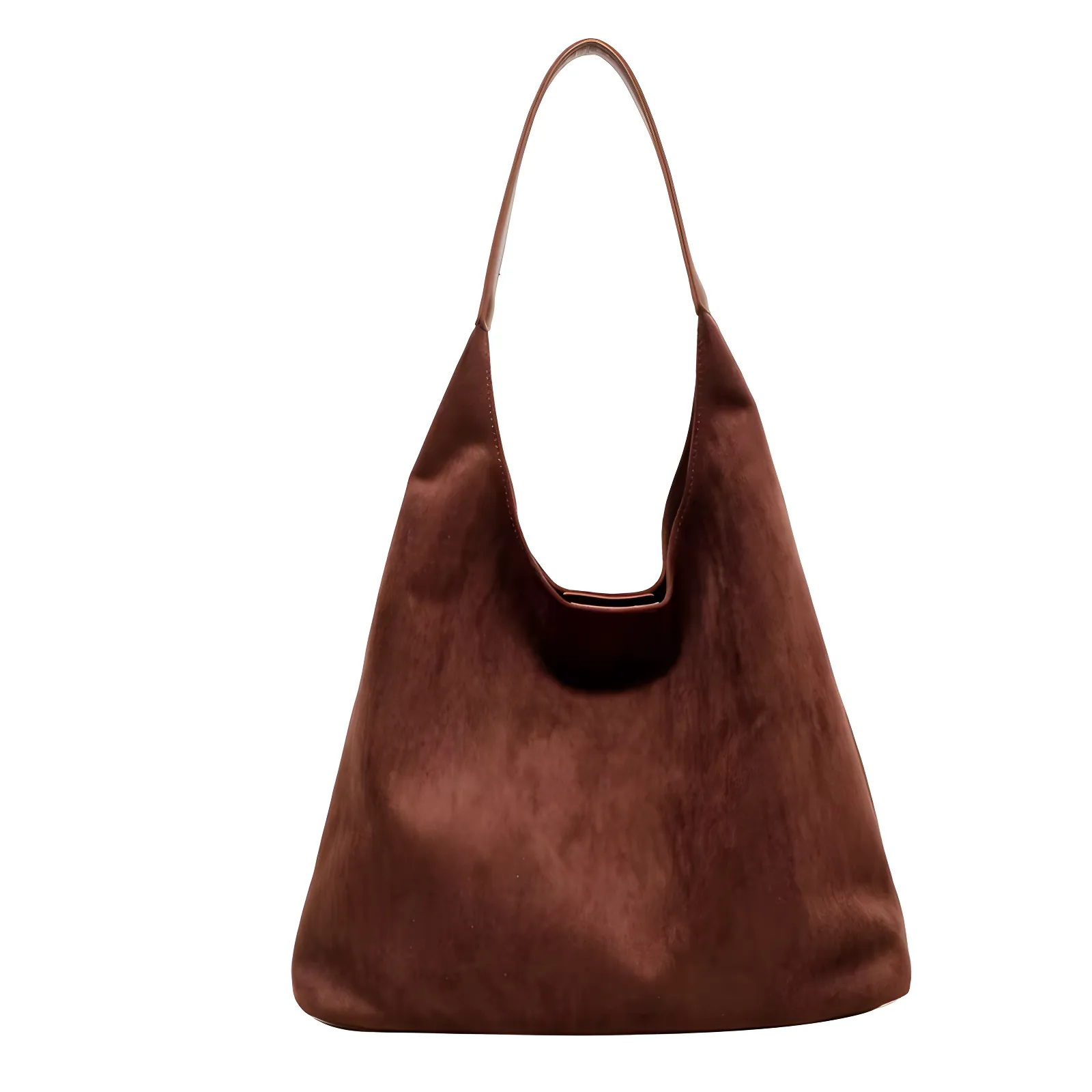 Chic Veganes Wildleder Alltags-Tote