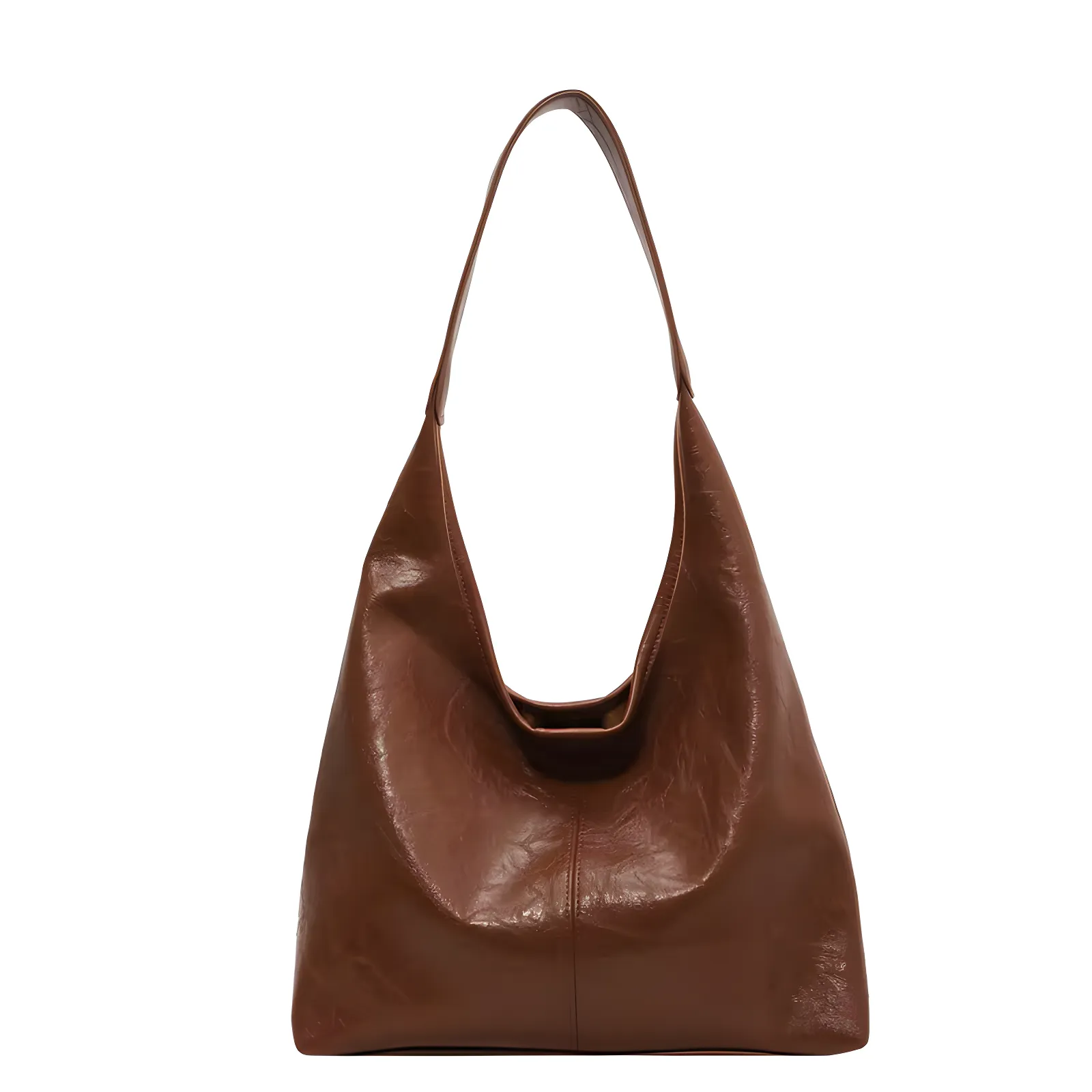 Vintage Chic Distressed Leather Tote