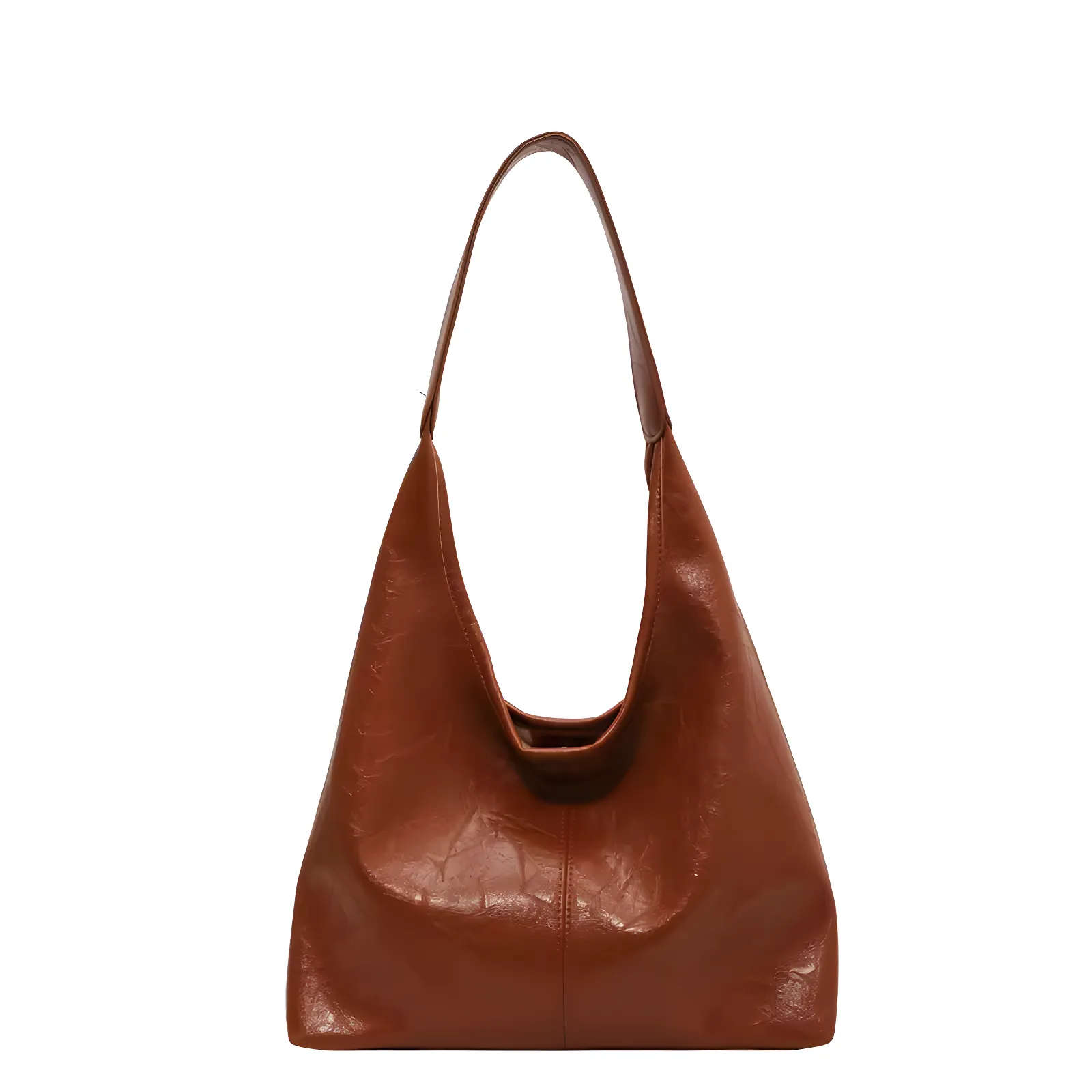 Vintage Chic Distressed Leather Tote