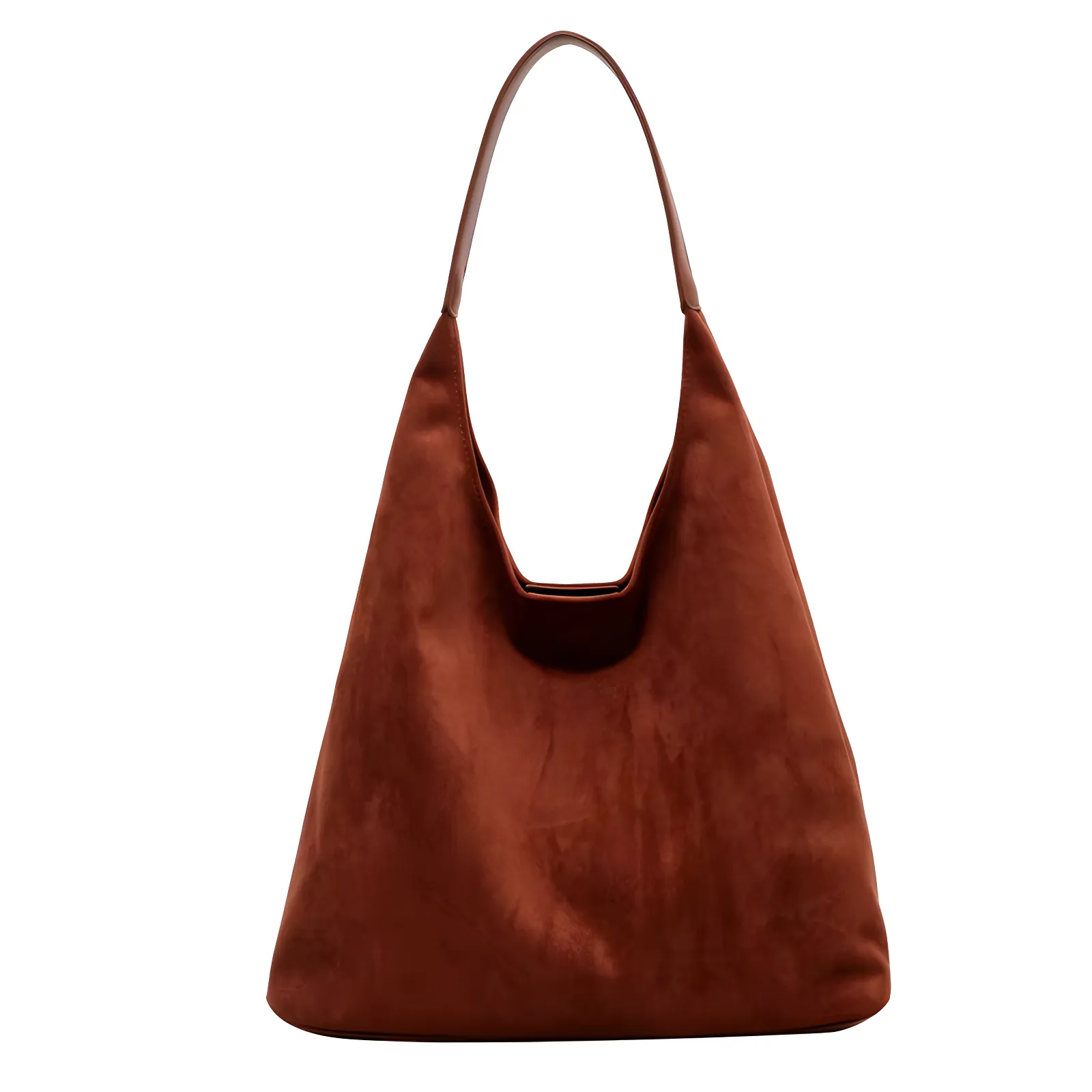 Chic Veganes Wildleder Alltags-Tote
