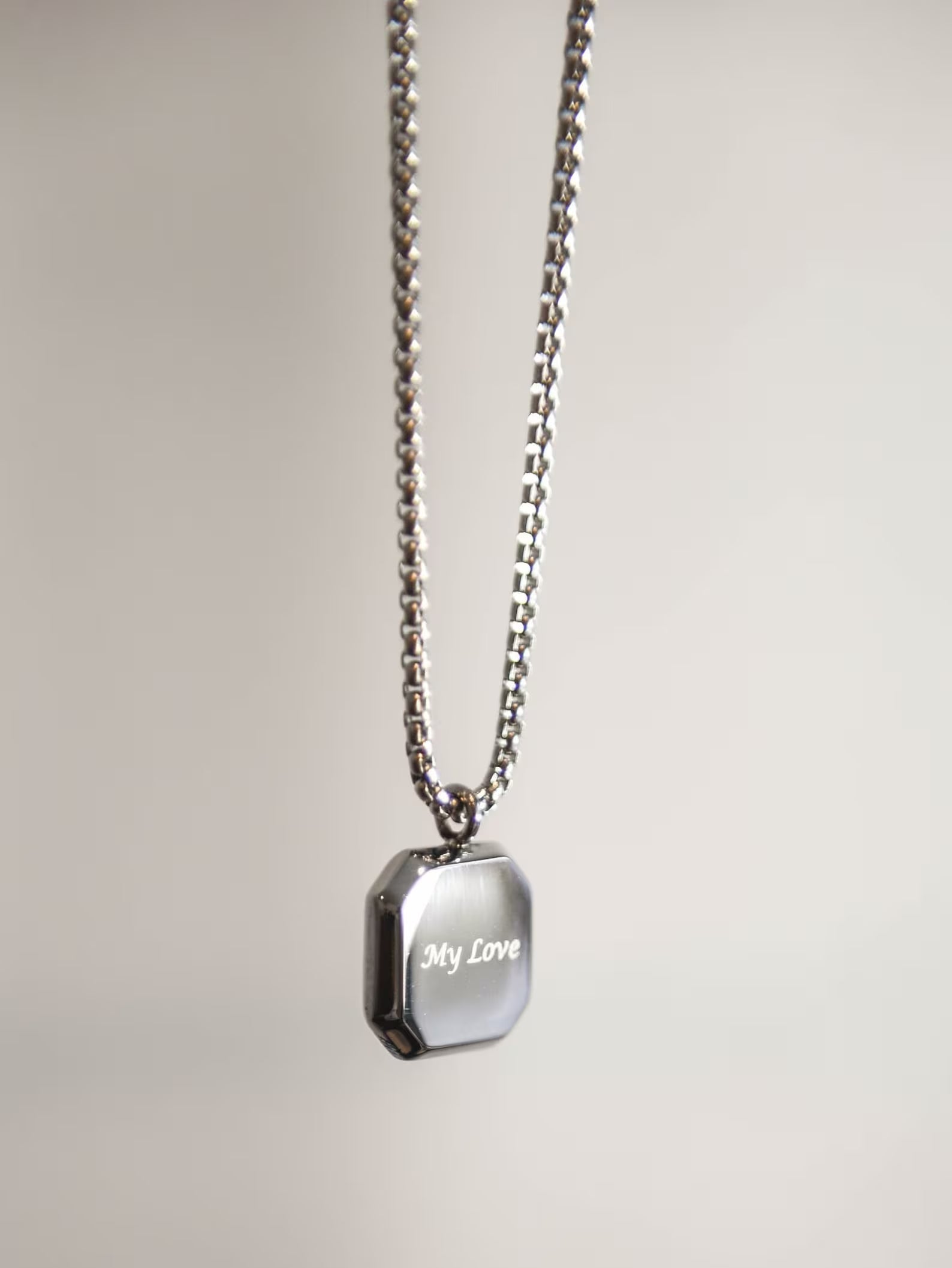 Personalisierte wärmeaktivierte Foto-Halskette – Individueller Erinnerungsanhänger