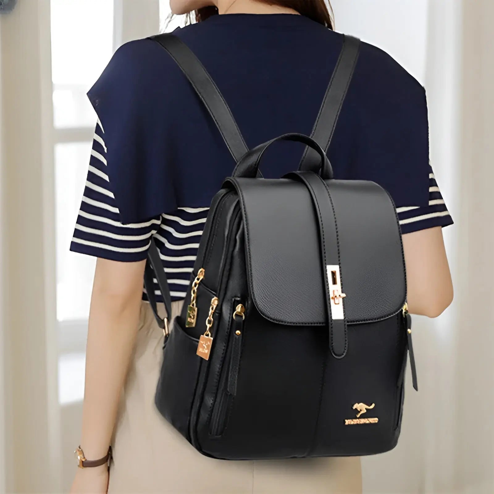 Wandelbarer Rucksack aus veganem Leder – Wo Stil auf Zweck trifft
