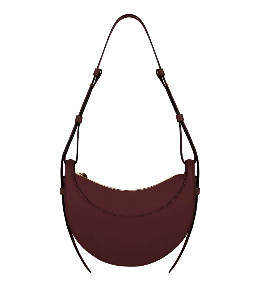 Crescent Vegane Leder Schultertasche