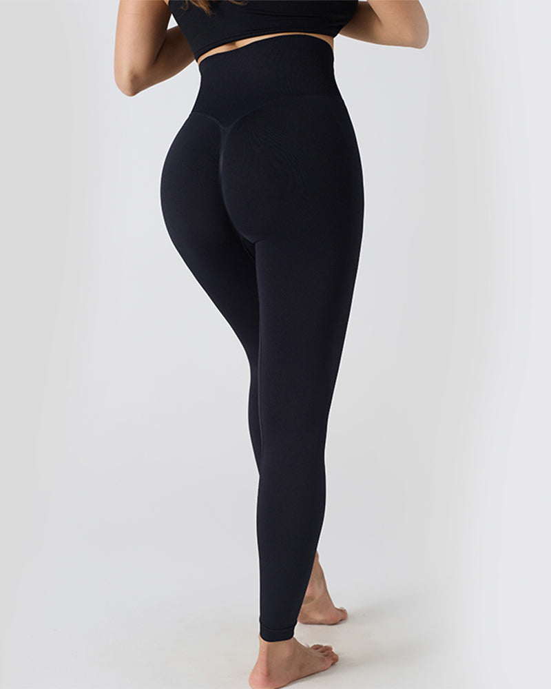 Hochtaillierte nahtlose formende Leggings