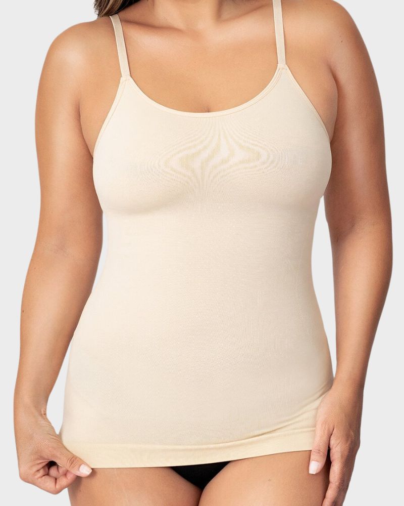 Elegante Scoop-Neck Bauchkontrolle Cami