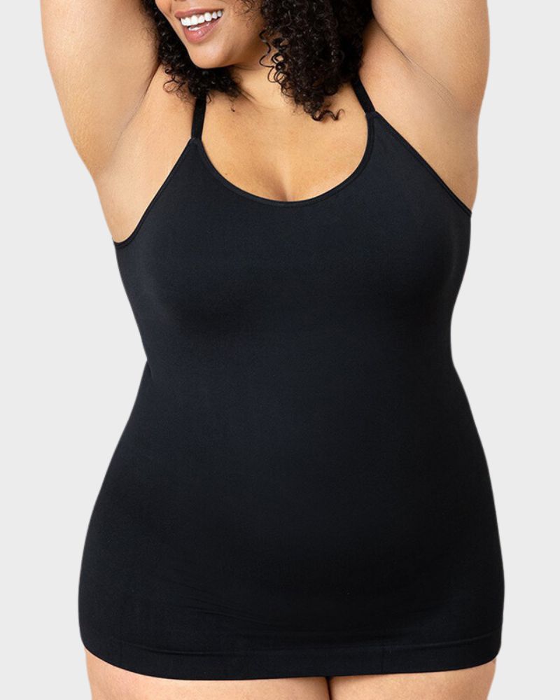 Elegante Scoop-Neck Bauchkontrolle Cami
