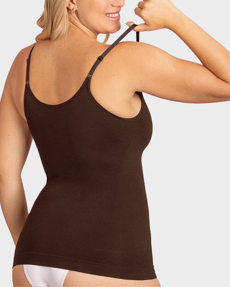 Elegante Scoop-Neck Bauchkontrolle Cami
