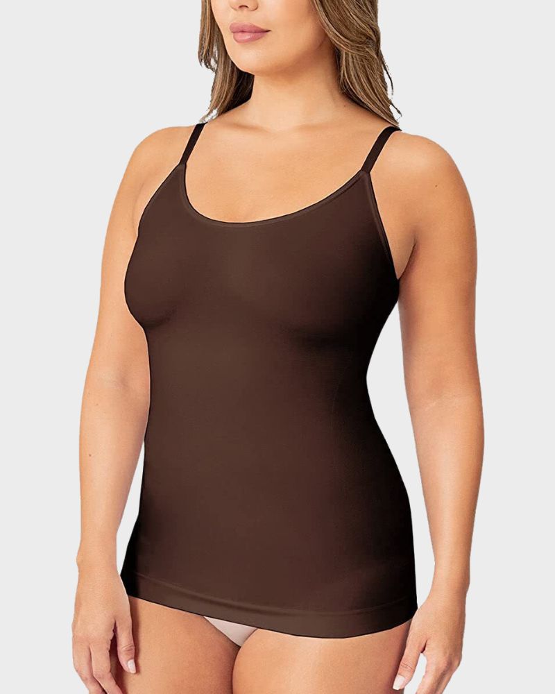 Elegante Scoop-Neck Bauchkontrolle Cami