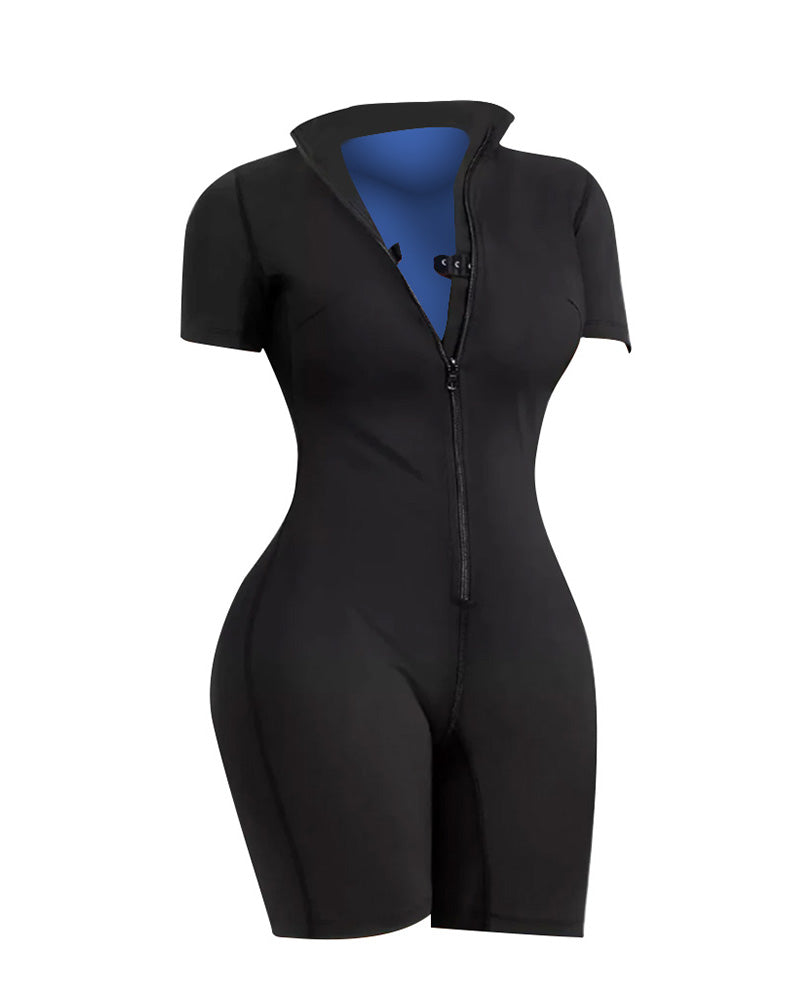 Damen Ganzkörper Shapewear Sauna Anzug