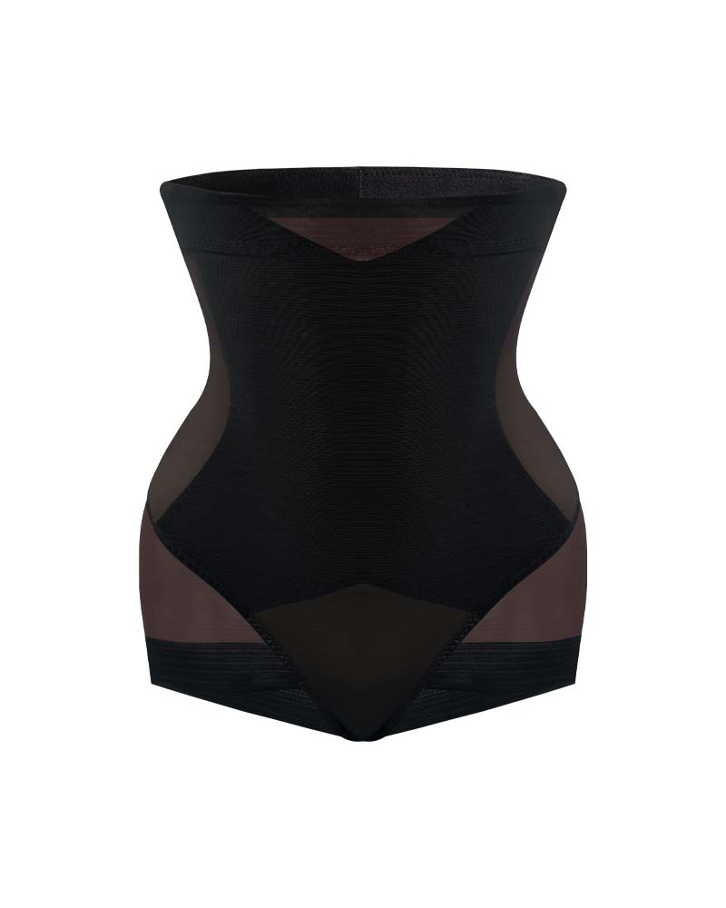 Elegance High-Waist Mesh Tummy Control Shaping Panty