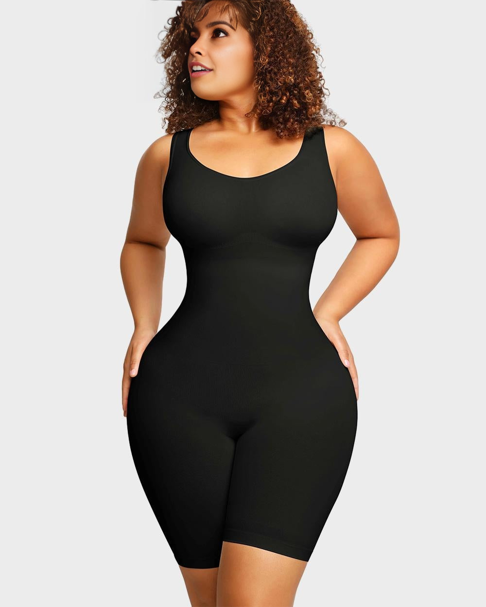 Seamless Mid-Thigh Bodysuit