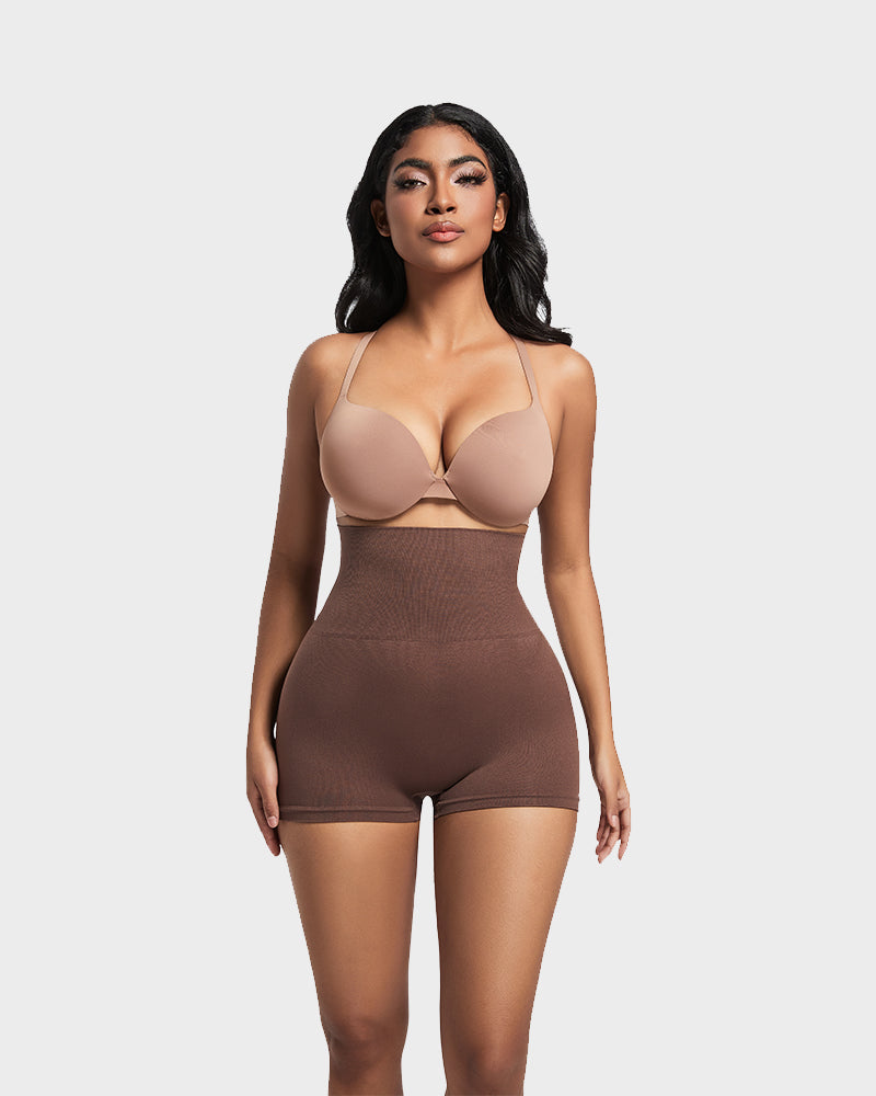 High-Waist Seamless Butt Lifting Shaping Shorts
