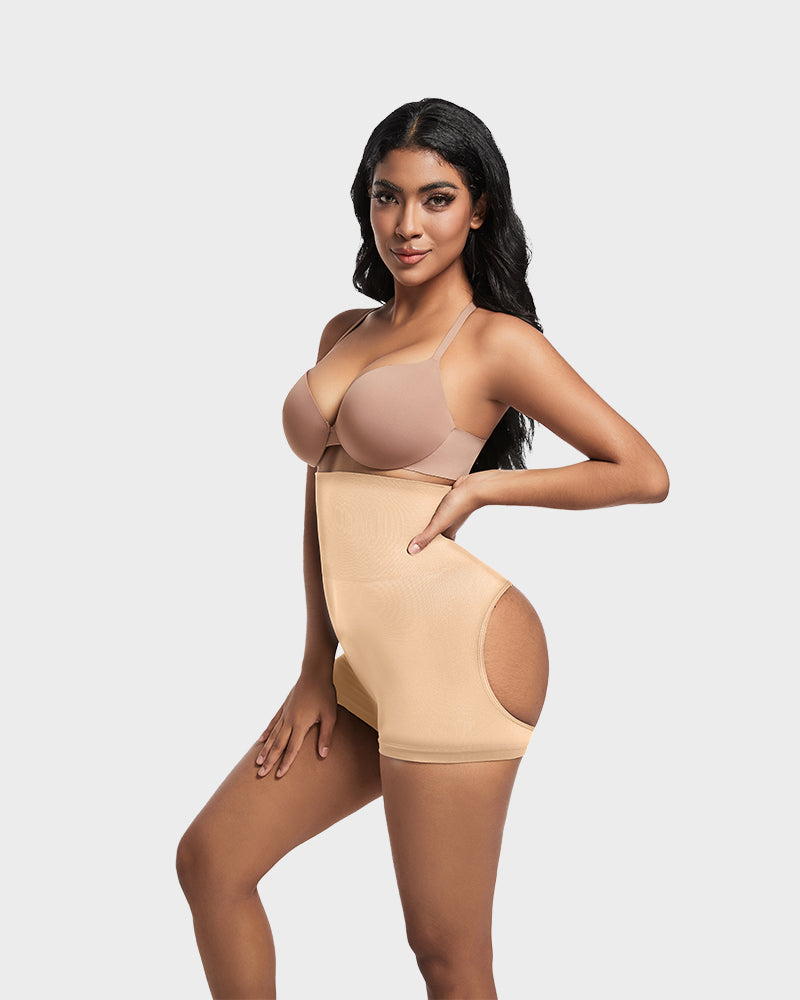 High-Waist Seamless Butt Lifting Shaping Shorts