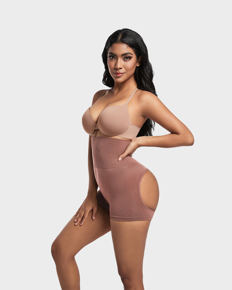 High-Waist Seamless Butt Lifting Shaping Shorts