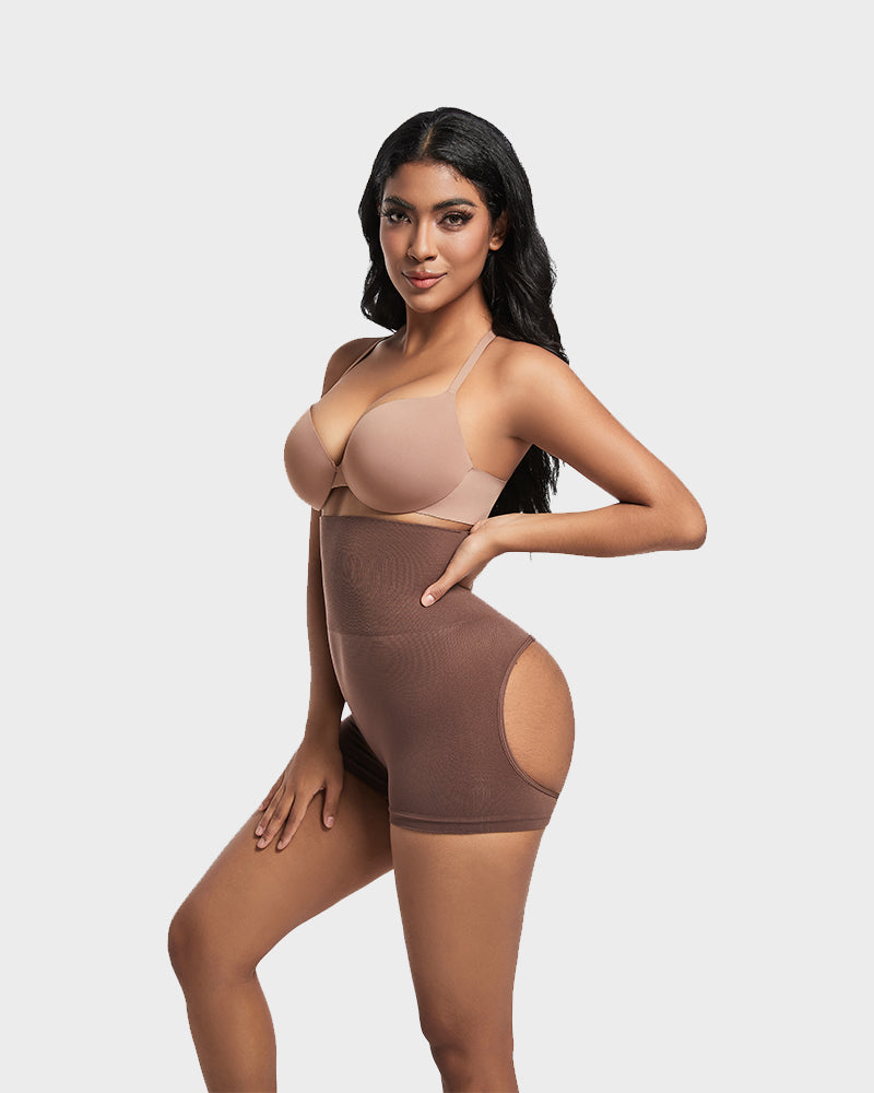 High-Waist Seamless Butt Lifting Shaping Shorts