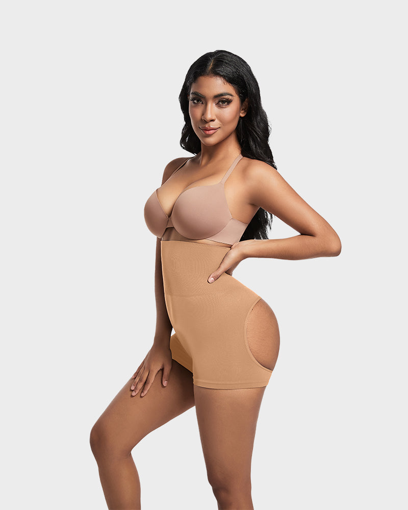 High-Waist Seamless Butt Lifting Shaping Shorts
