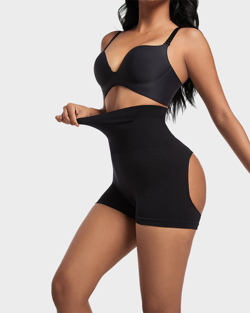 High-Waist Seamless Butt Lifting Shaping Shorts
