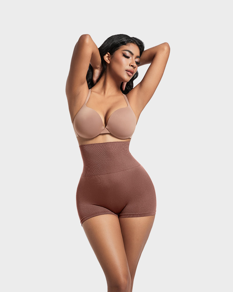High-Waist Seamless Butt Lifting Shaping Shorts