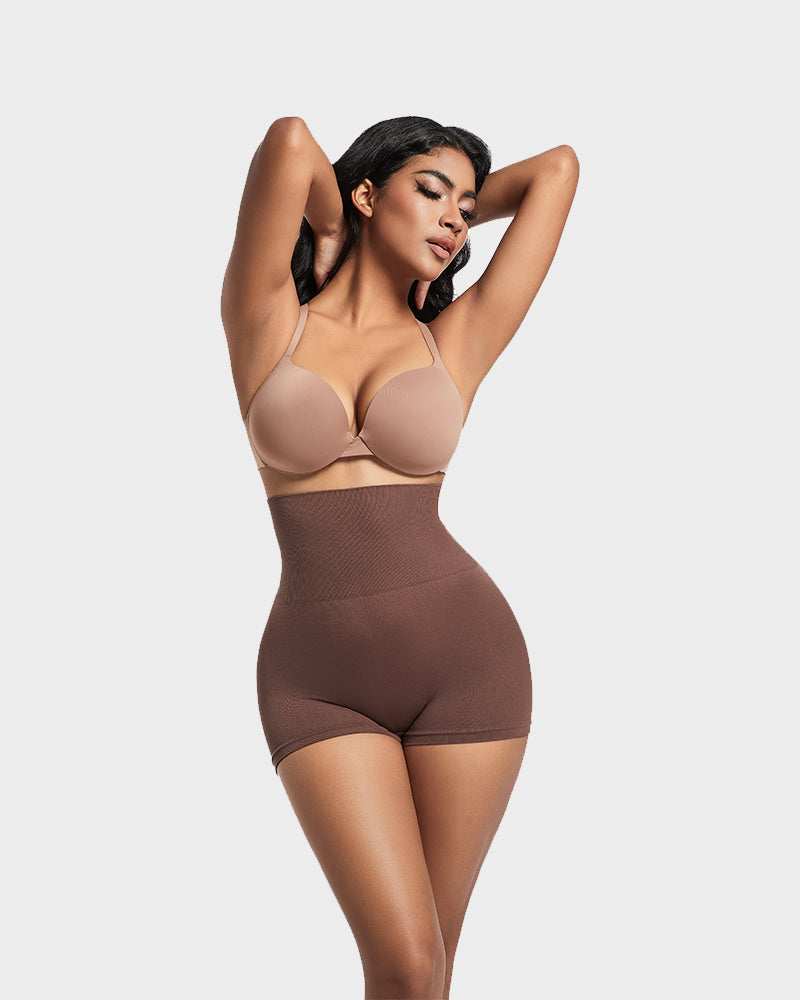 High-Waist Seamless Butt Lifting Shaping Shorts