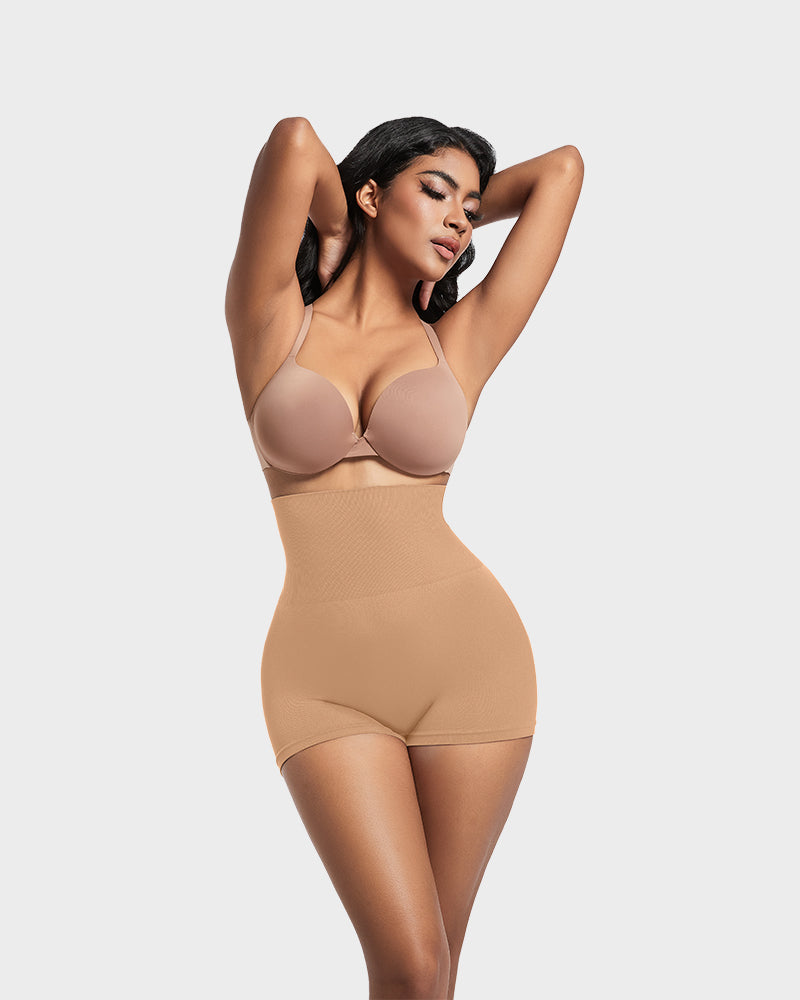 High-Waist Seamless Butt Lifting Shaping Shorts
