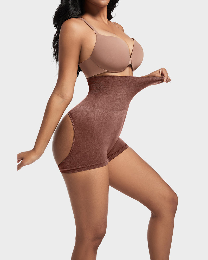 High-Waist Seamless Butt Lifting Shaping Shorts