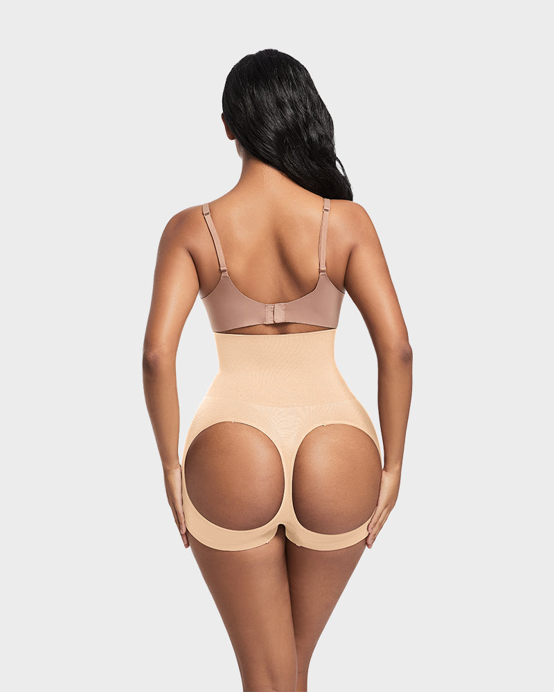 High-Waist Seamless Butt Lifting Shaping Shorts